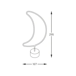 Zumaline Ozdoby Led|Lampy Stołowe^Lampa dekoracyjna LED MOON