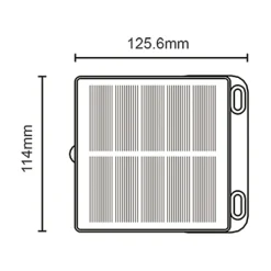 Best Zumaline Lampa ogrodowa solarna czarna GRID
