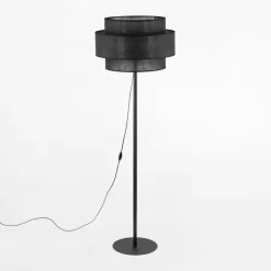 Clearance TK Tomasz Krywult Lampa podłogowa abażur czarny CALISTO