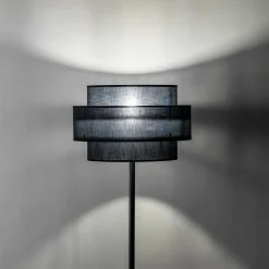 Clearance TK Tomasz Krywult Lampa podłogowa abażur czarny CALISTO