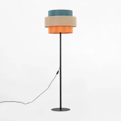 Discount TK Tomasz Krywult Lampa podłogowa abażur TRIO JUTA