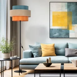 Discount TK Tomasz Krywult Lampa podłogowa abażur TRIO JUTA