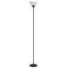 Clearance Zumaline Lampa podłogowa czarna MOREN