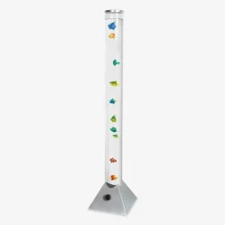 Hot Zumaline Lampa podłogowa dekoracyjna LED RGB USB srebrna AQUA 90 cm