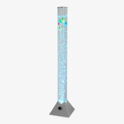 Hot Zumaline Lampa podłogowa dekoracyjna LED RGB USB srebrna AQUA 90 cm