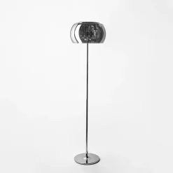 Zumaline Lampy Podłogowe^Lampa podłogowa glamour z kryształkami chromowana CRYSTAL