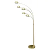 Zumaline Lampy Podłogowe^Lampa podłogowa glamour złota ZODIAC 5