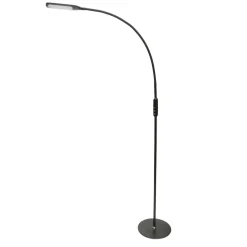 PLATINET S.A. Lampy Podłogowe^Lampa podłogowa LED czarna ze sterowaniem manualnym i na pilota