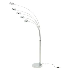 Zumaline Lampy Podłogowe^Lampa podłogowa nowoczesna chrom ZODIAC