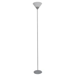 Zumaline Lampy Podłogowe^Lampa podłogowa srebrna MOREN