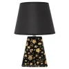Online Lampa stołowa ceramiczna czarna 34,5 cm