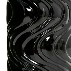 Sale Lampa stołowa ceramiczna czarna 46,5 cm