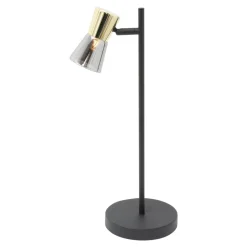 Best Zumaline Lampa stołowa czarno-złoty CENTO
