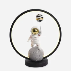 Zumaline Lampy Stołowe^Lampa stołowa dekoracyjna LED ASTRONAUTA z balonem
