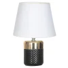 Zumaline Lampy Stołowe^Lampa stołowa glamour złoto-czarna 26 cm