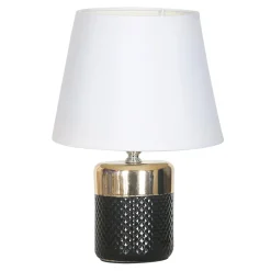 Zumaline Lampy Stołowe^Lampa stołowa glamour złoto-czarna 26 cm