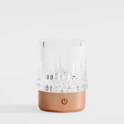 Zumaline Lampy Ogrodowe|Lampy Ogrodowe^Lampa stołowa LED IP44 różowe złoto CRYSTAL