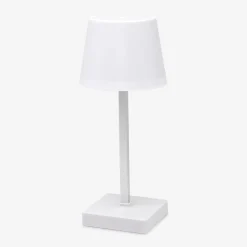 Outlet Zumaline Lampa stołowa LED na baterie 3AAA biała POLLI