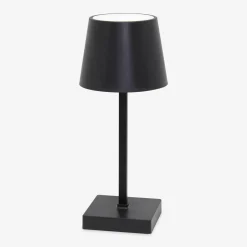 Zumaline Lampy Stołowe^Lampa stołowa LED na baterie 3AAA czarna POLLI