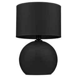 New TK Tomasz Krywult Lampa stołowa nocna czarna PALLA
