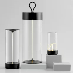 Discount Zumaline Lampa stołowa outdorowa z filamentem ESTERNO 24 cm