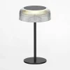 Zumaline Lampy Ogrodowe|Lampy Ogrodowe^Lampa stołowa solarna czarna BLUET