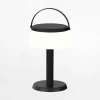 Discount Zumaline Lampa stołowa solarna czarna AURE