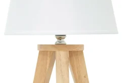 Hot Lampa stołowa trójnóg biały abażur 31 cm