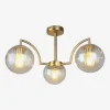 Krislamp Wszystkie Lampy Sufitowe^Lampa sufitowa 3 kule złota TORA
