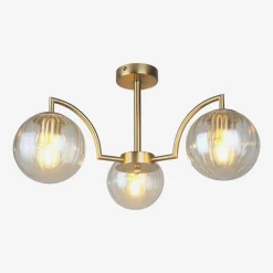 Krislamp Wszystkie Lampy Sufitowe^Lampa sufitowa 3 kule złota TORA