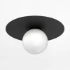 Luminex Wszystkie Lampy Sufitowe^Lampa sufitowa czarna FLAT