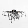 Paul Neuhaus Lampa sufitowa czarna ICICLE fi 60 cm