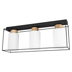 Spot - Light Wszystkie Lampy Sufitowe^Lampa sufitowa czarno-biała GRETTER 3
