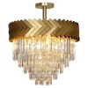 Zumaline Wszystkie Lampy Sufitowe^Lampa sufitowa glamour złota LYON