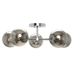 Best Krislamp Lampa sufitowa kule chrom FRIDA 5