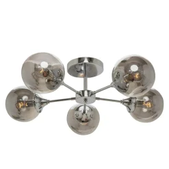 Best Krislamp Lampa sufitowa kule chrom FRIDA 5