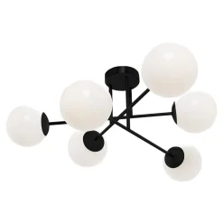 Clearance domiluce Lampa sufitowa kule czarno-biała RICO 6