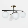Clearance domiluce Lampa sufitowa kule 4-punktowa czarno-złota AURORA