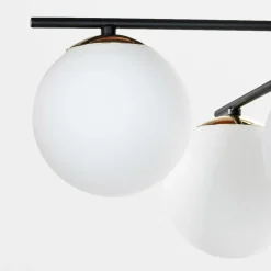 Clearance domiluce Lampa sufitowa kule 4-punktowa czarno-złota AURORA