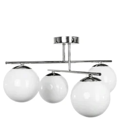 Best domiluce Lampa sufitowa kule 4-punktowa chrom AURORA