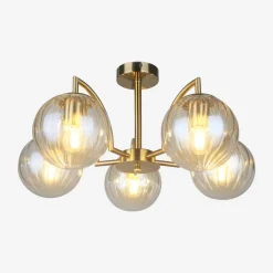 Krislamp Wszystkie Lampy Sufitowe^Lampa sufitowa kule złota TORA 5