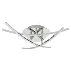Online TK Tomasz Krywult Lampa sufitowa LED chrom ISSANO