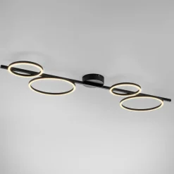 Paul Neuhaus Wszystkie Lampy Sufitowe^Lampa sufitowa LED czarna MINI RITUS