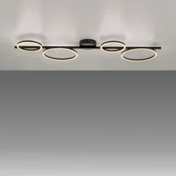 Paul Neuhaus Wszystkie Lampy Sufitowe^Lampa sufitowa LED czarna MINI RITUS