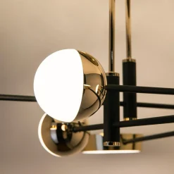 Zumaline Wszystkie Lampy Sufitowe^Lampa sufitowa LED LARA czarno-złota