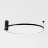 Zumaline Wszystkie Lampy Sufitowe^Lampa sufitowa LED pierścieniowa czarna HORIK 60 cm