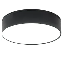 Best Zumaline Lampa sufitowa LED SOLARI barwa ciepła 3000K czarna SOLARI 8 cm