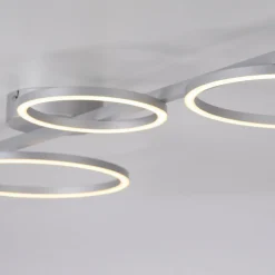 Paul Neuhaus Wszystkie Lampy Sufitowe^Lampa sufitowa LED srebrna MINI RITUS