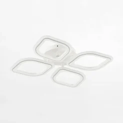 Zumaline Wszystkie Lampy Sufitowe^Lampa sufitowa LED 30W biała chrom ILLUMIA