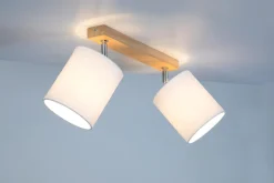 Spot - Light Listwy Oświetleniowe|Wszystkie Lampy Sufitowe^Lampa sufitowa listwa 2-punktowa abażur biały DRINO